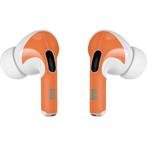 NFL Miami Dolphins Orange Performance Series Apple AirPods Pro Skin